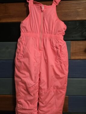 Pink Platinum Hot Pink Kids Snow Overalls